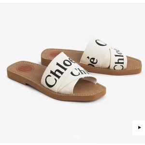 Brand new Chloe Woody Flat Mule